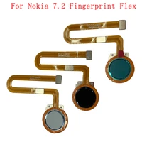 fingerprint sensor home button flex cable for nokia 6 2 7 2 fingerprint sensor scanner touch id repair parts