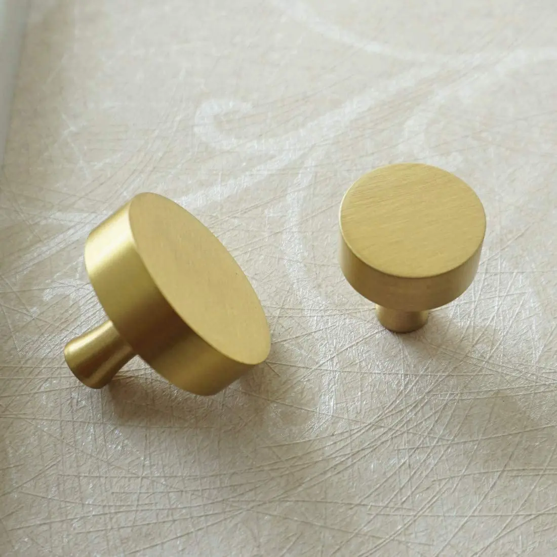 

Solid Brass Furniture Handles Bedroom Wardrobe Closet Pulls Kitchen Cupboard Door Knobs Brushed Copper Cabinet Handle Hardware