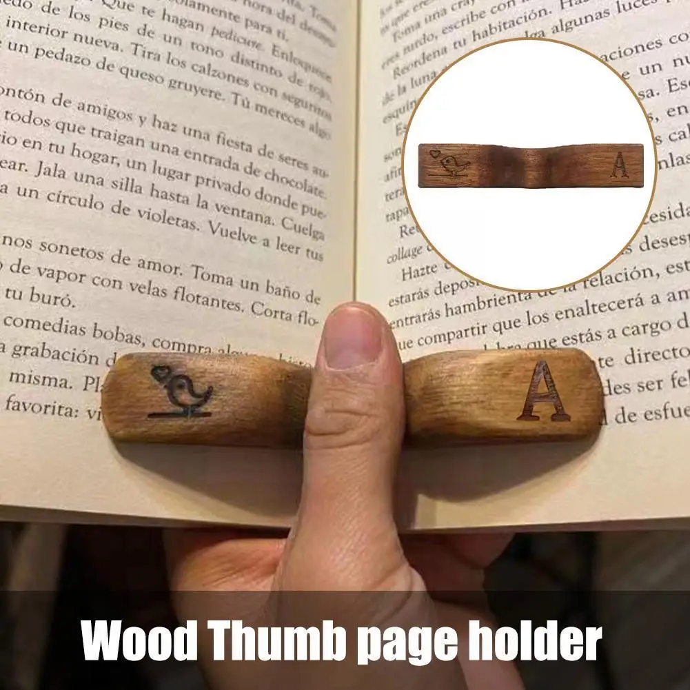 

Creative Bird Thumb Book Page Holder Book Expander Worker Wood Page Reading Bookmark Office Spreader Support Book Thumb T1P4