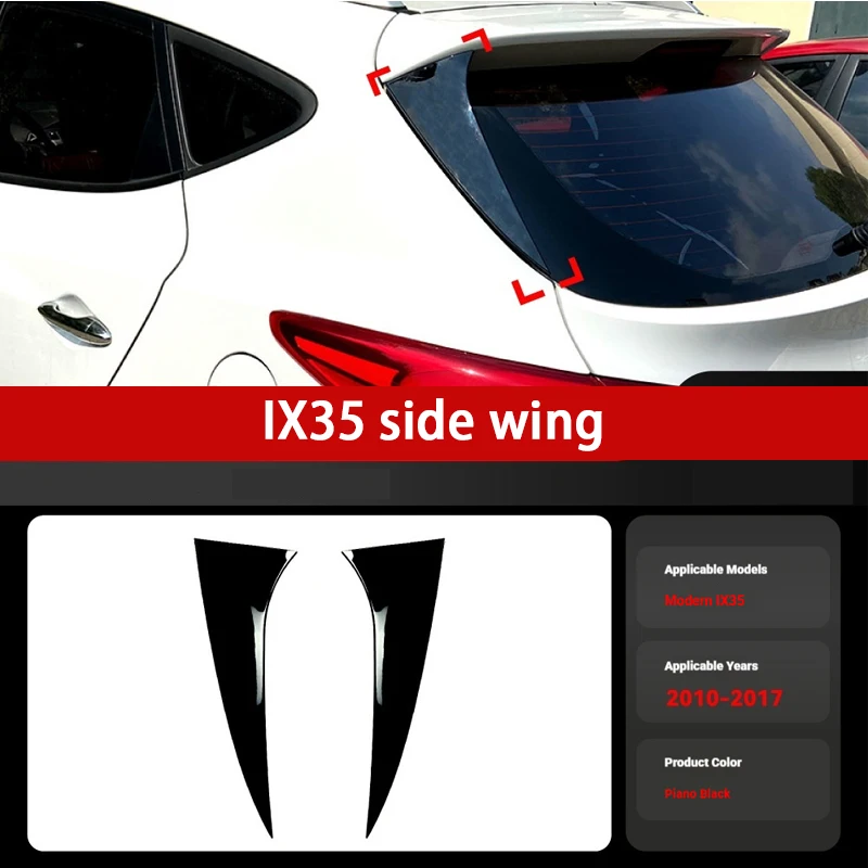 Фото Для Hyundai IX35 2010-2017 годов выпуска: боковой спойлер, задний спойлер, фиксированный ветровой спойлер, накладка на кузов, детали для тюнинга. №1