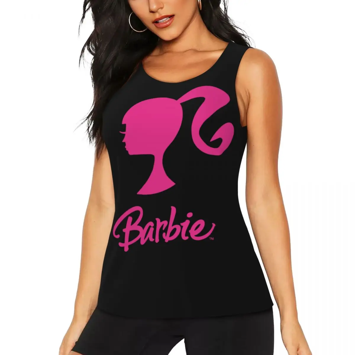 Футболки для йоги с логотипом Барби на заказ женские майки тренировок и бега