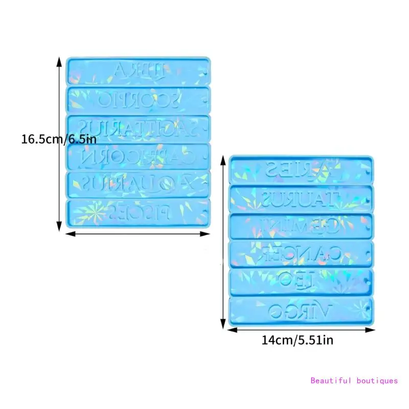 2 шт. форма для голографических закладок сделай сам легко чистящиеся силиконовые