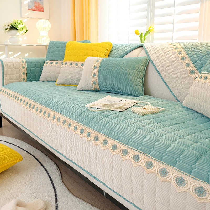 

Corduroy sofa cushion all-season universal cushion anti-skid ma1 all-inclusive sofa cover winter 2022 new cover_AN2350