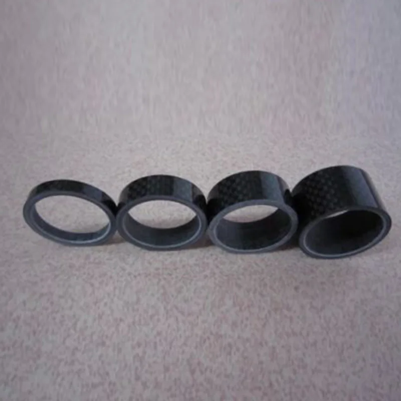 

Hight Quality1 Pce 1/8\" Full Carbon Fiber Bike MTB Headset Stem 5/10/15/20mm Washer Spacer Set Kit Bicycle Accessories