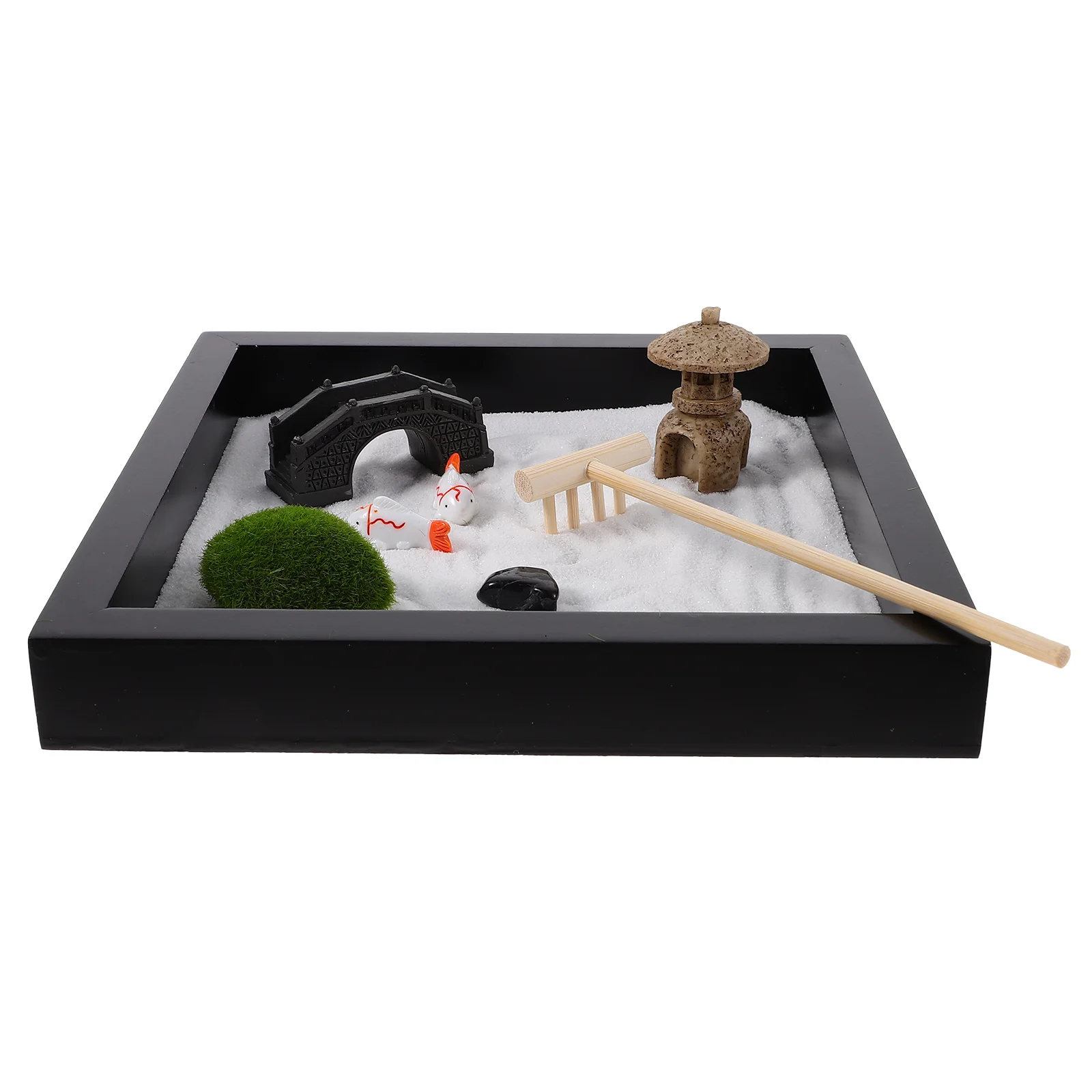 

Home Garden Sandbox Adornment Table Ornament Micro Landscape Decor Japanese-style Desk Artware