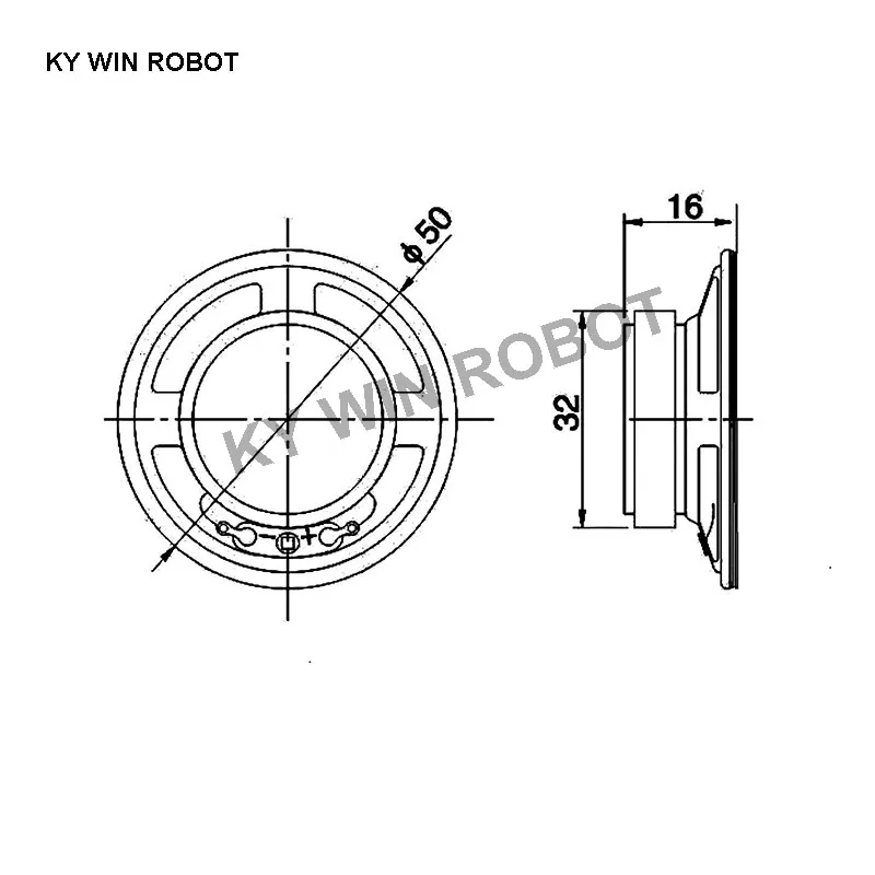 2 шт./лот Новый Магнитный бумажный колпачок конусный динамик 8 Ом 0 5 Вт 8R Диаметр