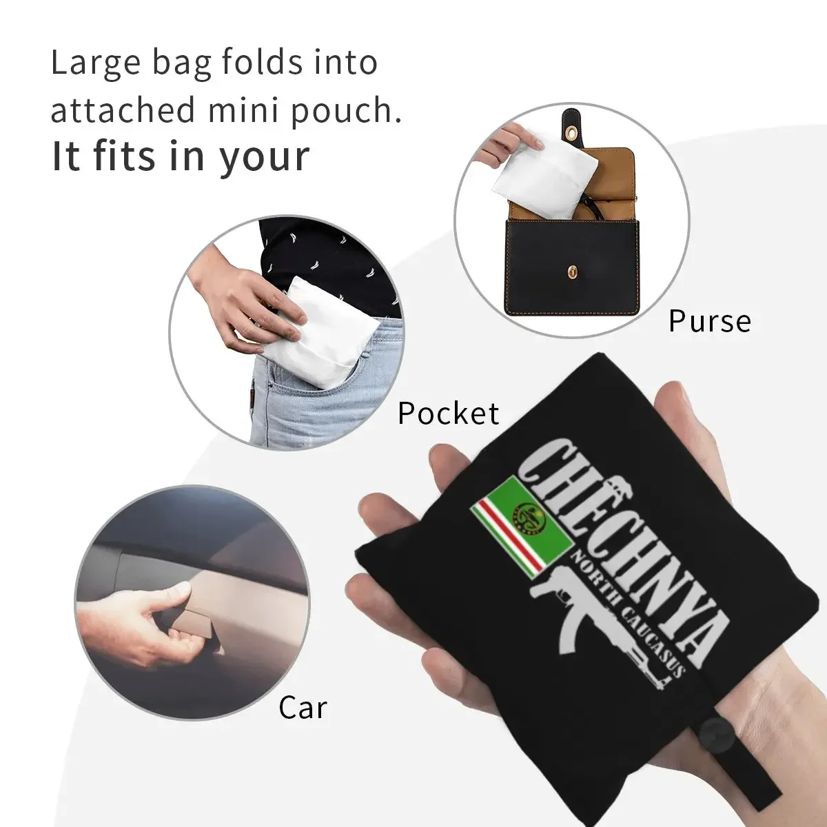 Сумка-шоппер для покупок большая вместимость