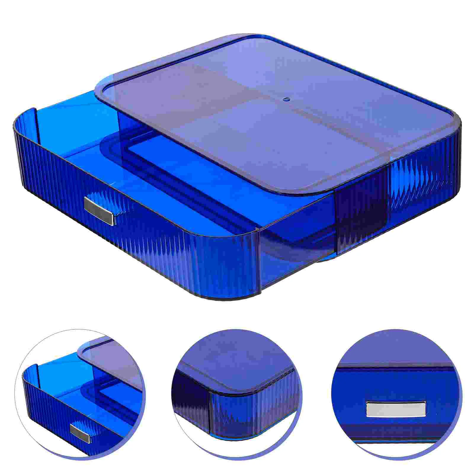 

Storage Organizer Makeup Drawer Box Holder Desktop Vanity Bins Containertype Lipstick Cleardresser Tray Office Sundries