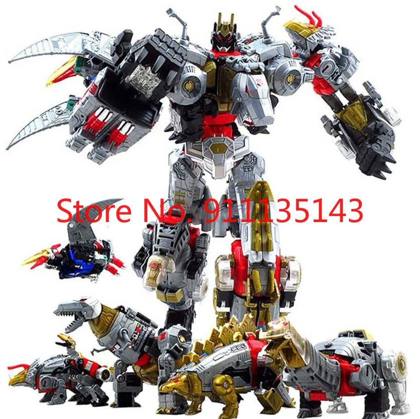 

BMB G1 Grimlock 5-in-1 Combination Model Sludge Slag Swoop Snarl Robot Dinosaur Transformation Toys Action Figure Holiday Gift