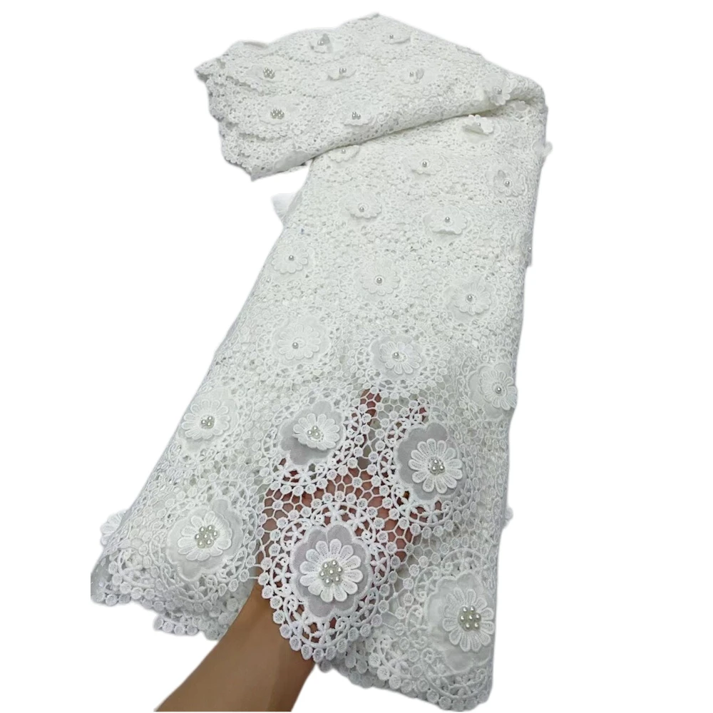 

Красивые цветы в африканском стиле, женские платья для шитья, высокое качество, оптовая цена, вуаль, шнур, кружевная ткань 2023