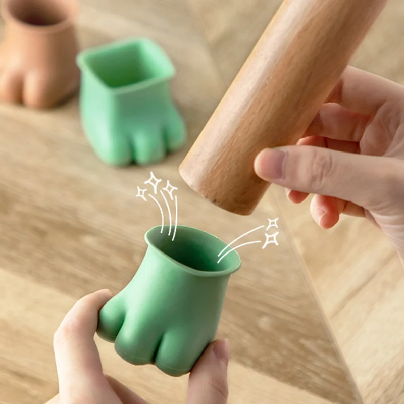 

4 шт., силиконовые накладки на мебельные ножки стула, «кошачья лапа»