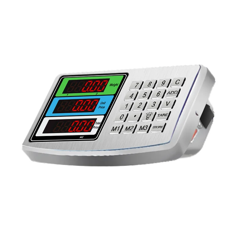 

FOREVER SCALES Full Stainless Steel Display Head Waterproof Weight Scale Indicator for Weighing Scale