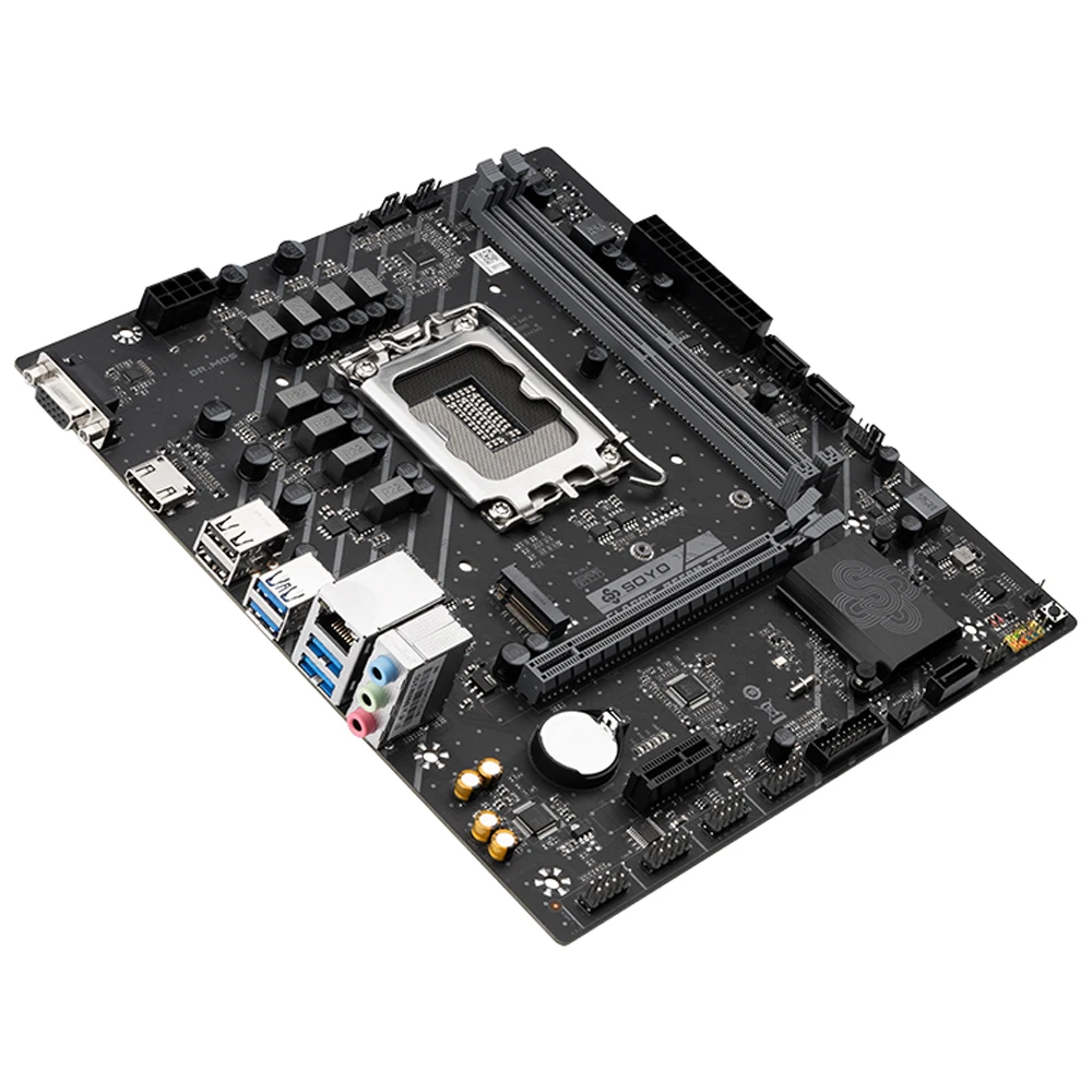 Новая классическая материнская плата SOYO B660M 2 5G с процессором Intel I3 12100 комплект