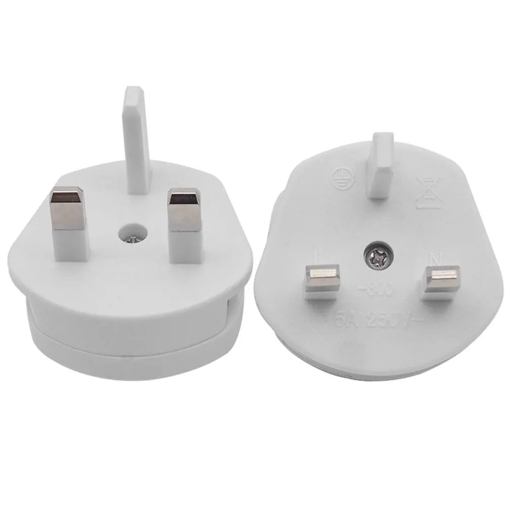 US EU To UK 2 Pin 3 Adapter Plug для бритвы практичная адаптер Великобритании дорожная