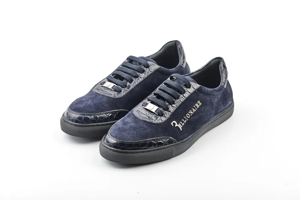

BILLIONAIRE Shoes Plus velvet 2022 new Casual high quality Men‘s Casual Shoes European big size 40-45 Nubuck leather