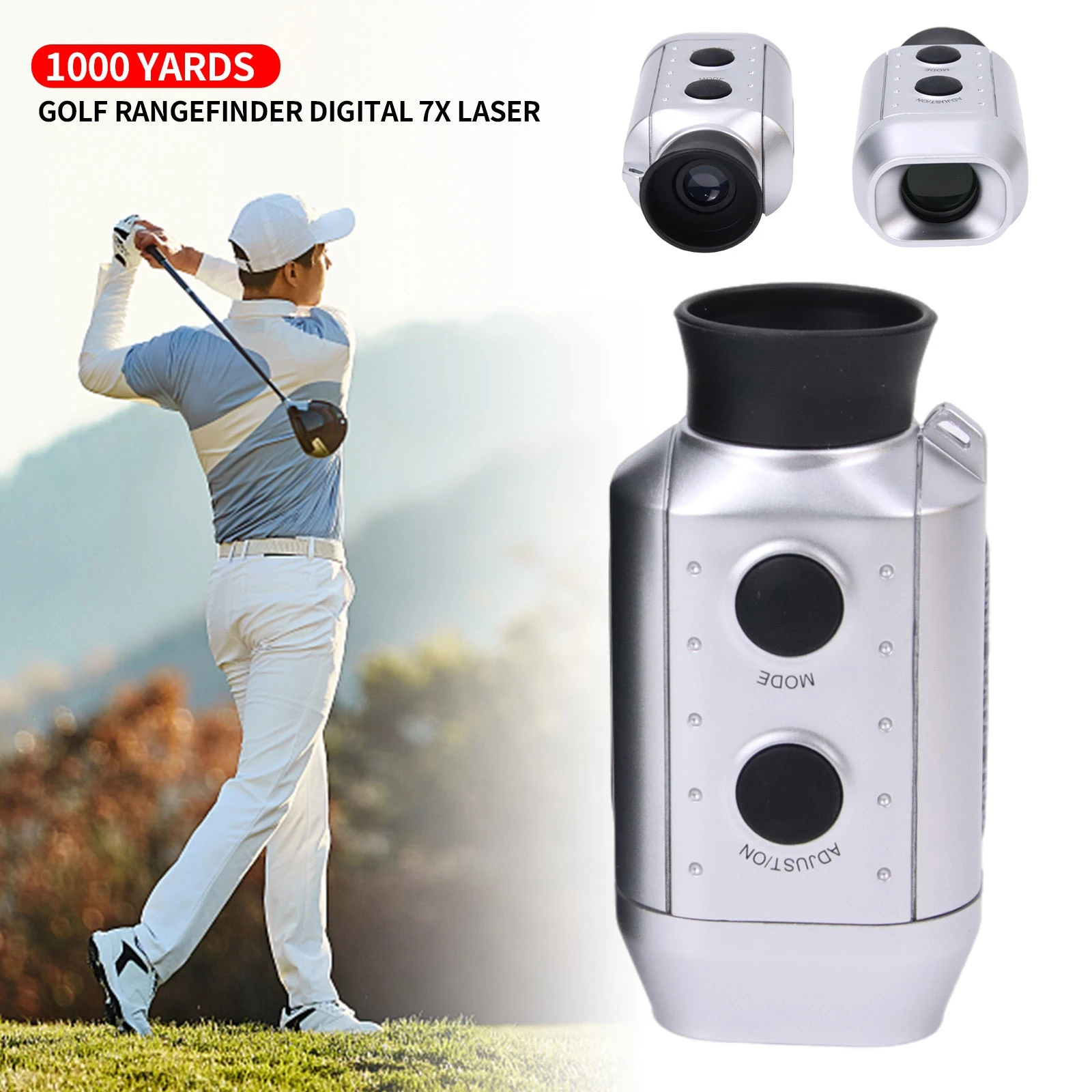 

Finder Range Measurement Lcd Golf Tool Rangefinder Monocular Rangefinder Yards Digital Telescope 7x Rangefinder Hunting 1000