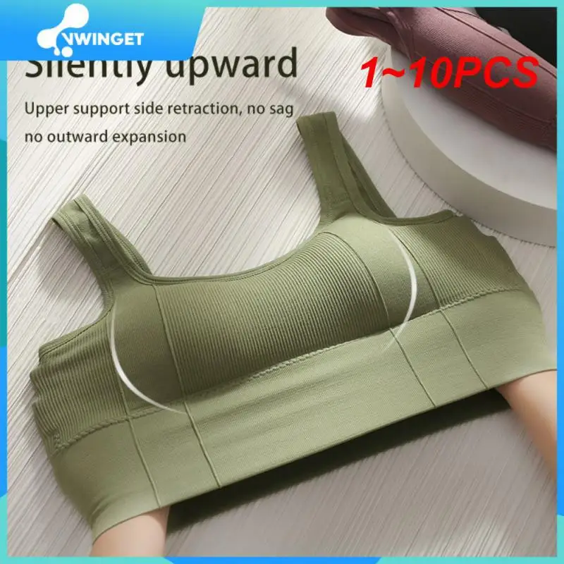 

1 ~ 10 шт. Новый бюстгальтер для йоги с красивой спинкой, женский спортивный топ для тренировок в тренажерном зале, бюстгальтер, дышащий Женский бюстгальтер с эффектом пуш-ап