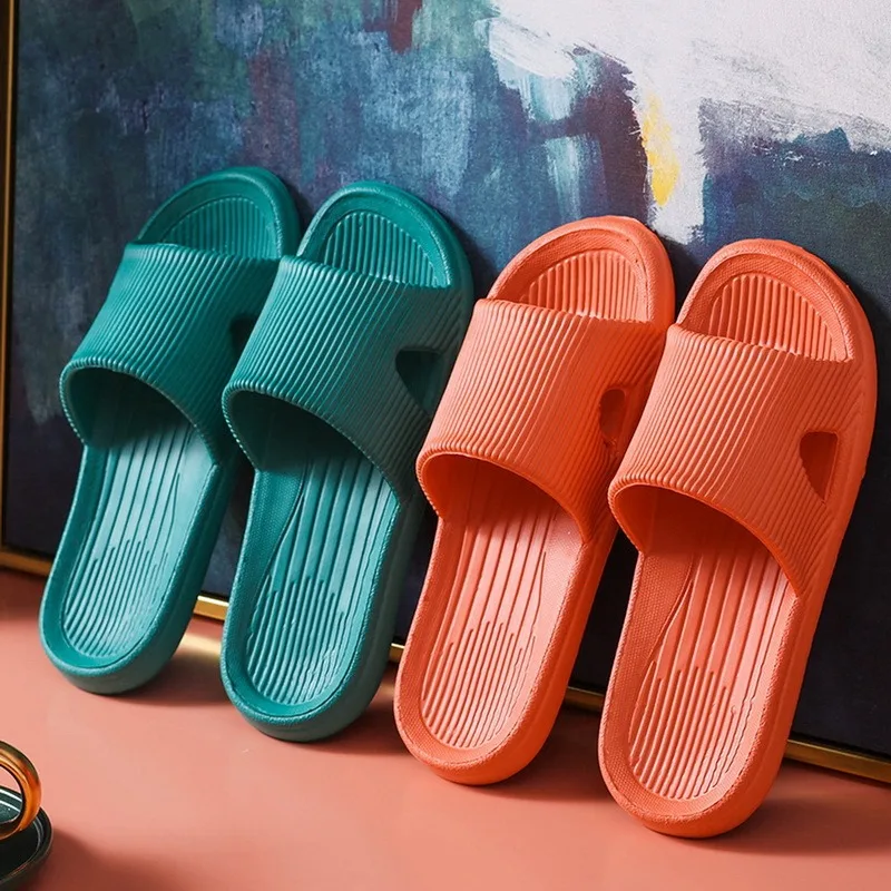 new couples stylish adult sandals slip proof thick soled indoor outdoor slippers men flip flops house sleepers shoes woman home free global shipping