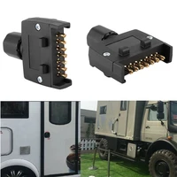 pin towbar towing electrics trailer parts connector socket trailer truck electric trailer heavy duty towing plug wiring