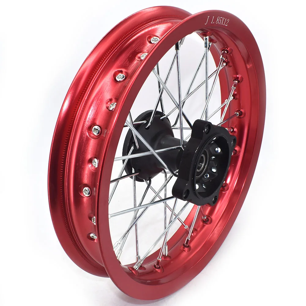 

Dirt Bike Pit Bike Front 12 inch Rims 12" 1.85x12 for small off road motorcross CRF Front Wheels spare parts