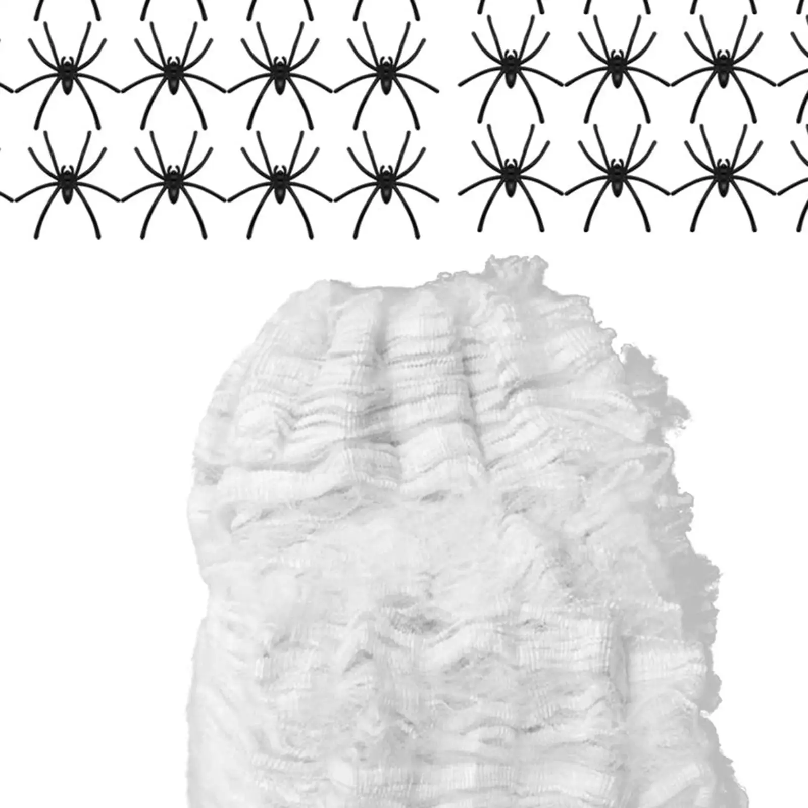 

Паутина на Хэллоуин с 30 искусственными фотоэлементами, паутина для газона, реквизит для вечевечерние, сценические шоу, дом с привидениями