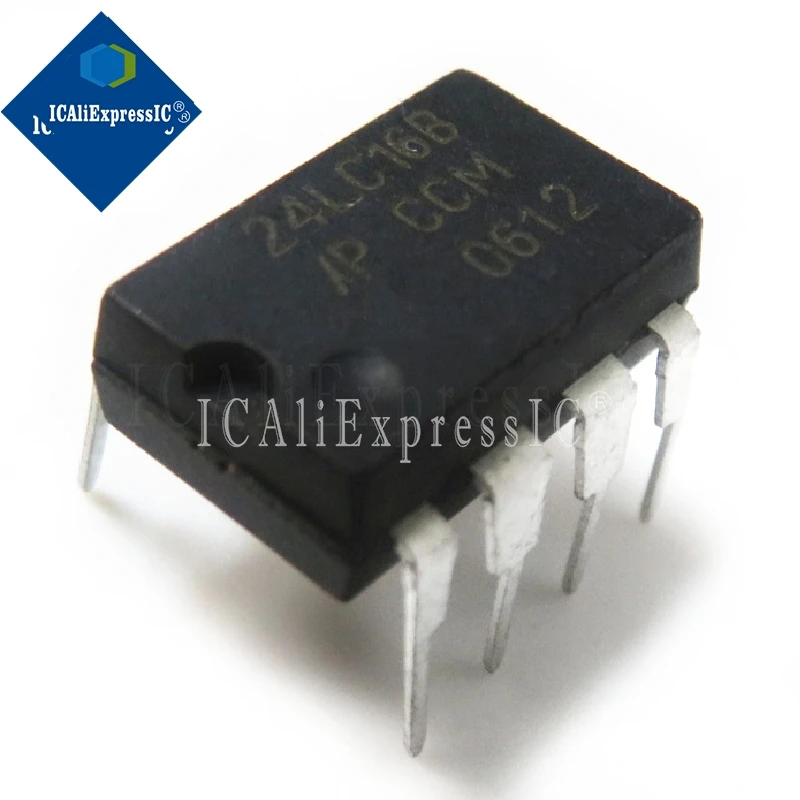 10 шт./лот PIC24LC16B-I/P 24LC16B-I/P 24LC16 DIP-8 в наличии