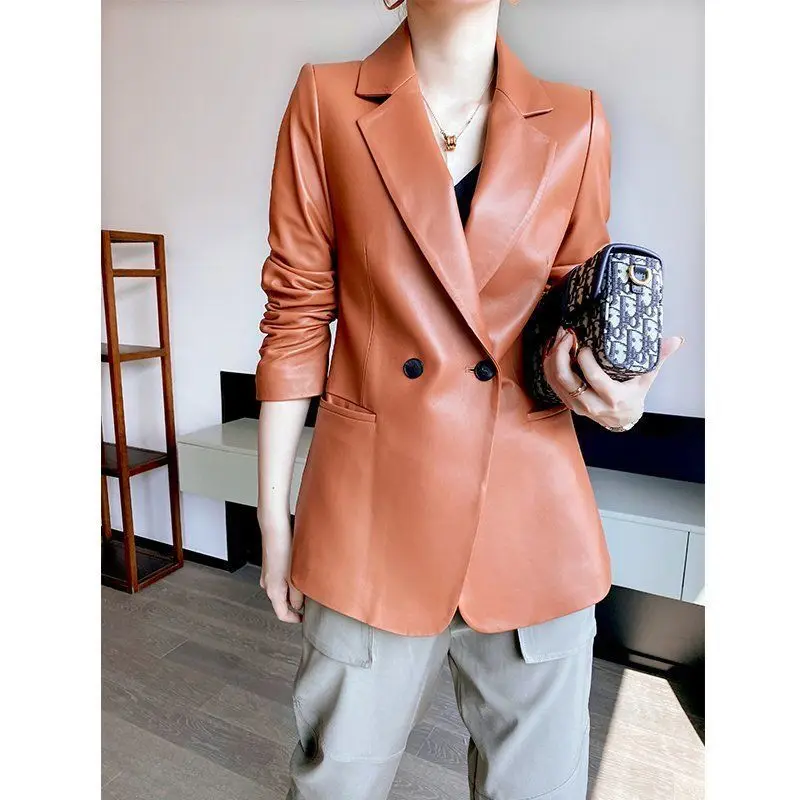 

2022 Autumn New Genuine Sheepskin Leather Jacket S20