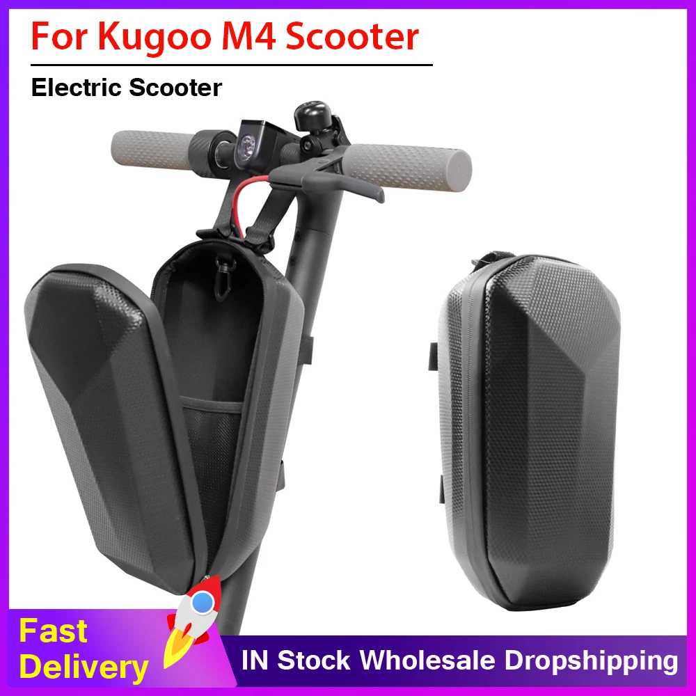 

4L Bag Scooter Storage Handlebar Bag Front Hanging Bag for Kugoo M4 for Xiaomi M365/M365 Pro Large Capacity EVA Hard Shell