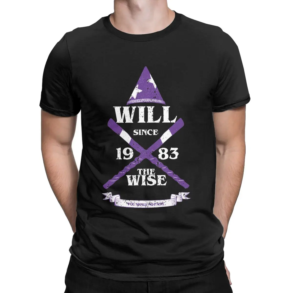 

STRANGER THINGS 3 WILL THE WISE (GRUNGE STYLE) Fashion Tees Short Sleeve O Neck T-Shirt Pure Cotton Graphic Clothing
