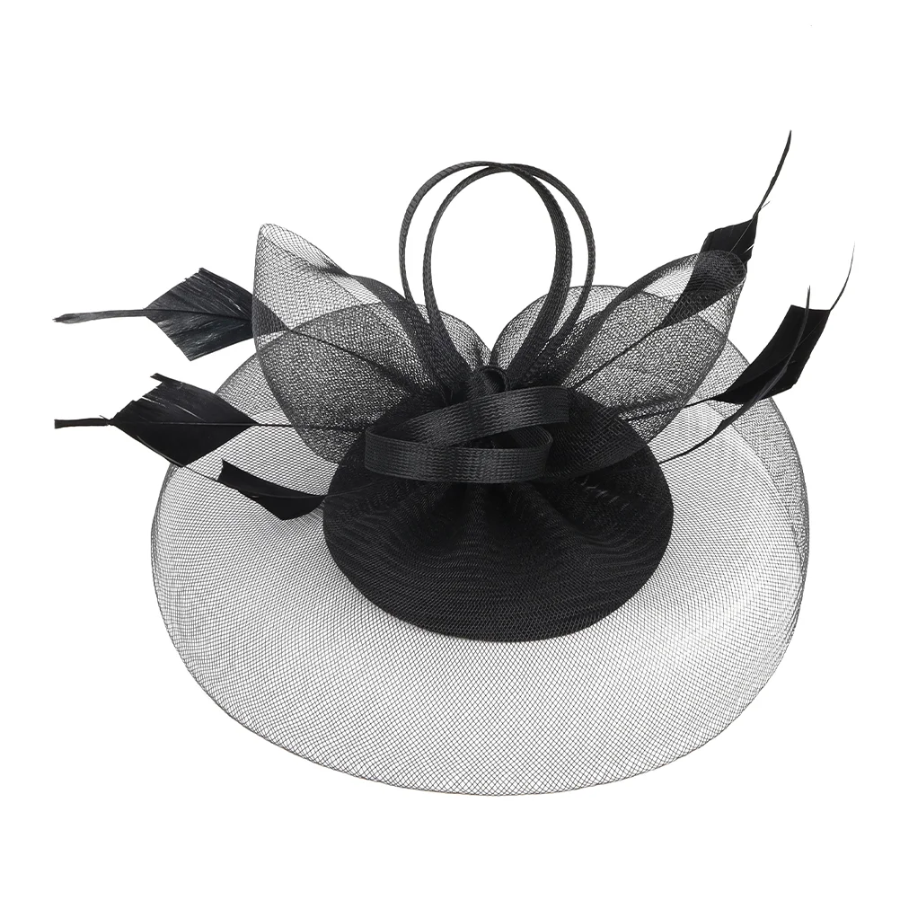 

Top Hat Barrette Woman Wedding Hair Clips Brides Fascinators Silk Women Banquet