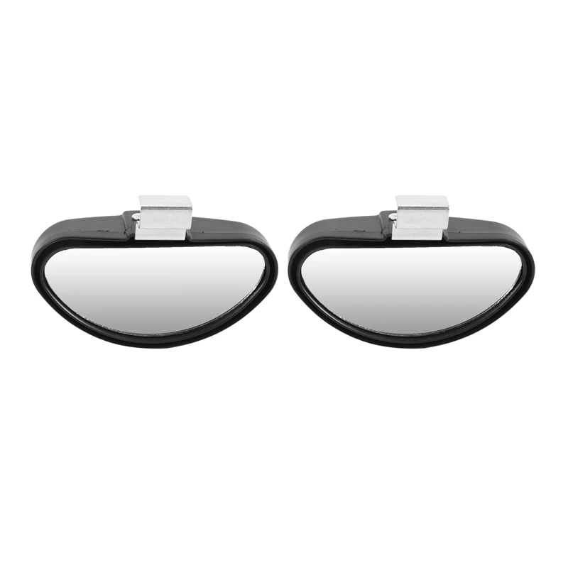 

2 X Dead Angles Mirrors Adjustable Wide Angle For Car Van Towing