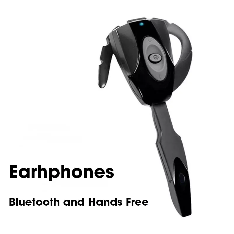 

Business Bluetooth Earphone Hands free Wireless Headphone Earbuds Single Handsfree For Cycling Driving HD Call Microphone