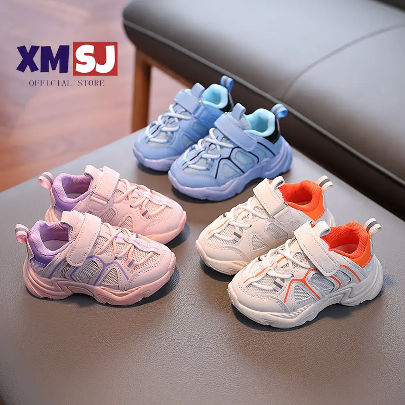 

Children Sneakers Air Mesh Hollow Out Fashion Rubber Sole Non-slip Boys Girls Spring Casual Shoes Outdoor Flat Kids Sport Shoe