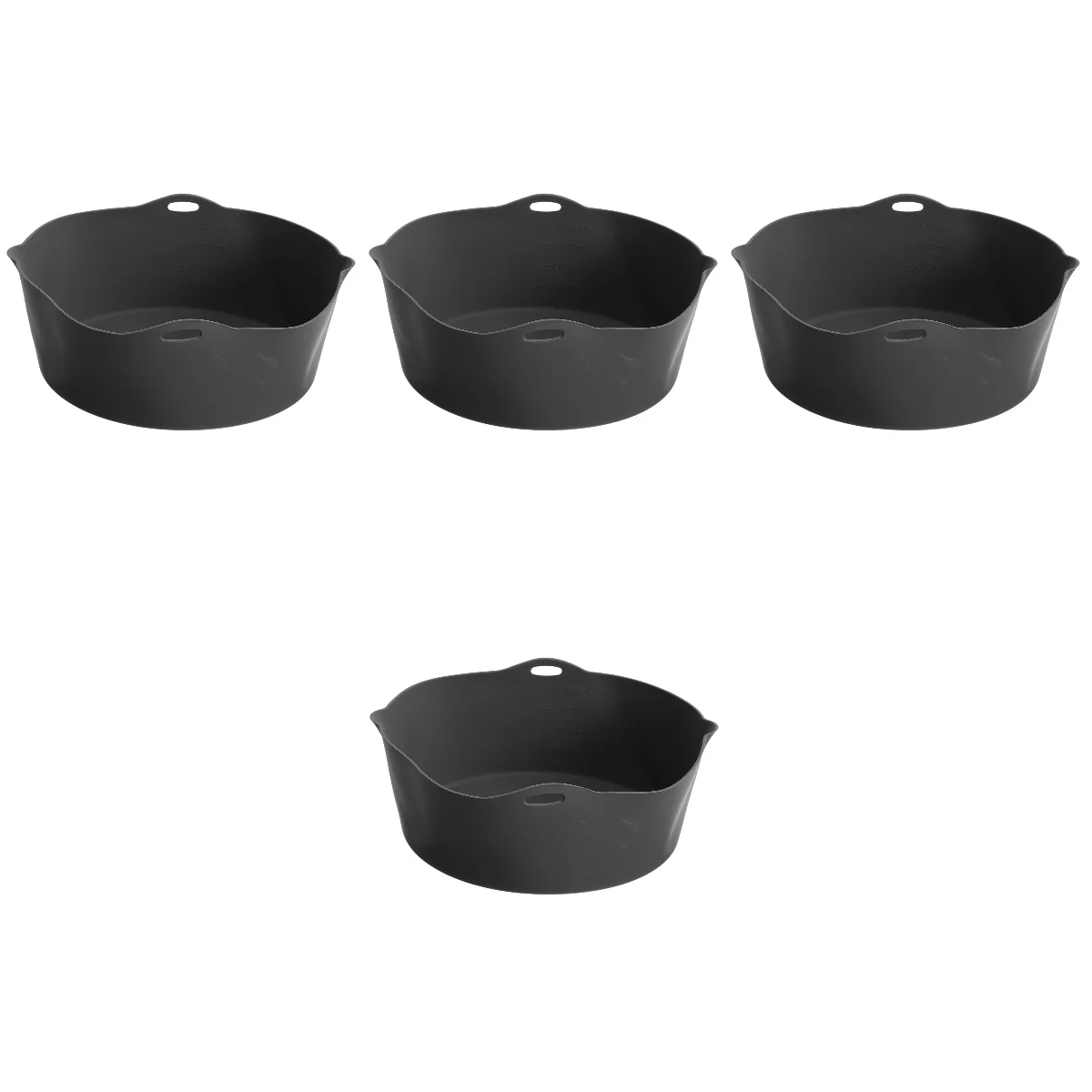 

Set 4 Slow Cooker Liners Kitchen Supply Pot Air Fryer Sheets Silicone Cookware Divider Reusable Insert Rice Cooking