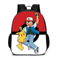 pokemon 14 inch kindergarten school bag pikachu boys girls comfortable breathable backpack cute cartoon bag school supplies
