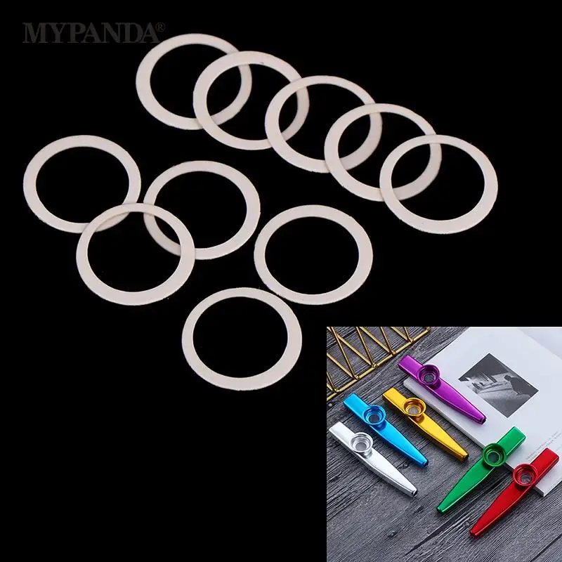 

10pcs Kazoo Membrane Replacement Flute Musical Toys Kazoo Accessories Kazoo Accessories Replacement Kazoo Flute Film