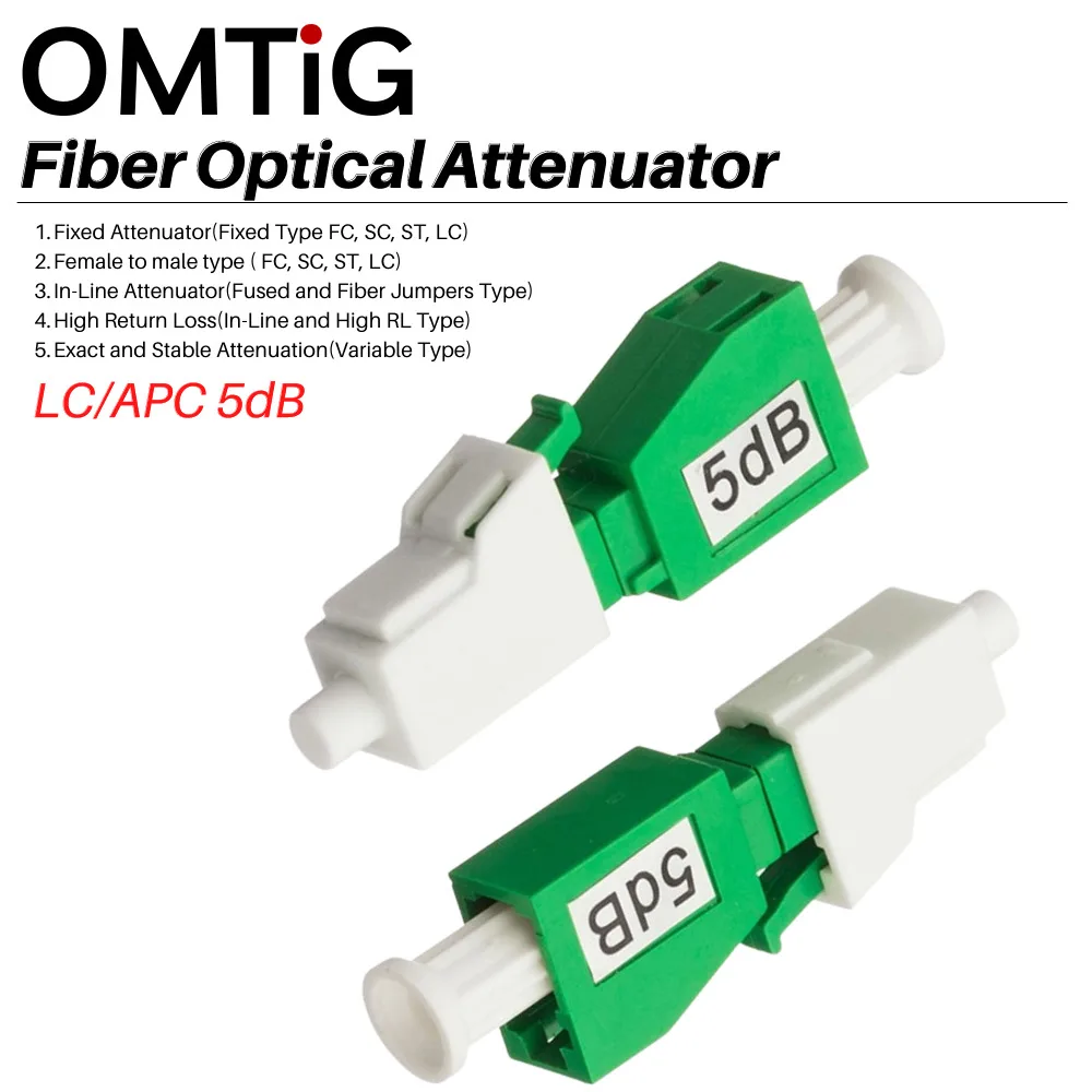 

5 шт./партия, одномодовый оптический аттенюатор, 5 дБ