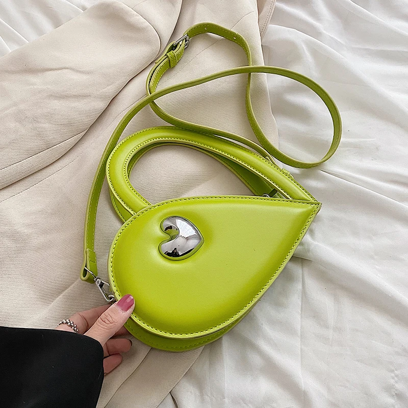 

Летние модные женские сумки и кошельки из искусственной кожи 2022, Милая женская сумка через плечо в форме сердца, женский клатч, сумки-тоуты с...