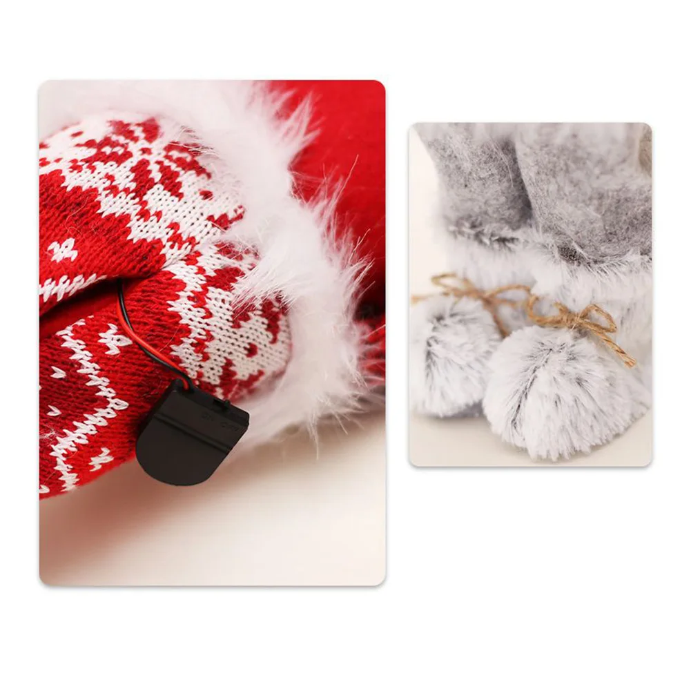 

Christmas Gnomes Plush Santa Doll With Light Dwarf Elf Decoration Gift Ornament Wedding Party Home Shopwindow Decor Navidad