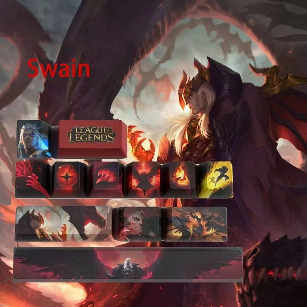 Колпачки для ключей из Лиги Легенд милые ажурные игрушечные колпачки