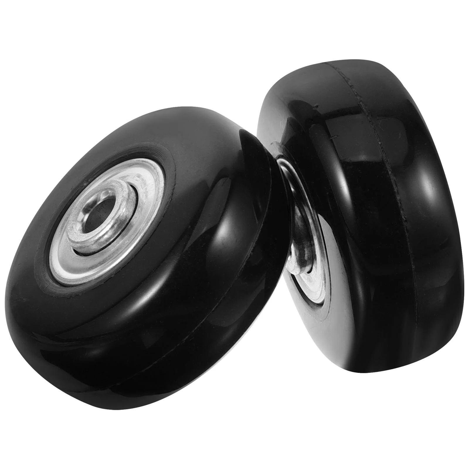 

2 Pcs Luggage Universal Wheel Wheels Replacement Kit Accessories Rubber for The Suitcase Parts