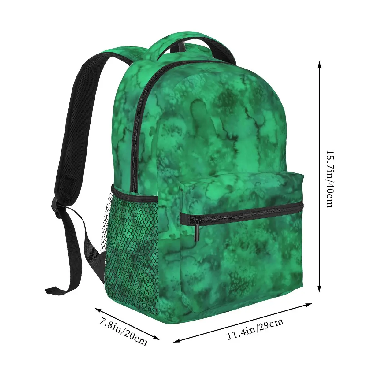 Акварельная текстура Forest Green One Повседневный рюкзак