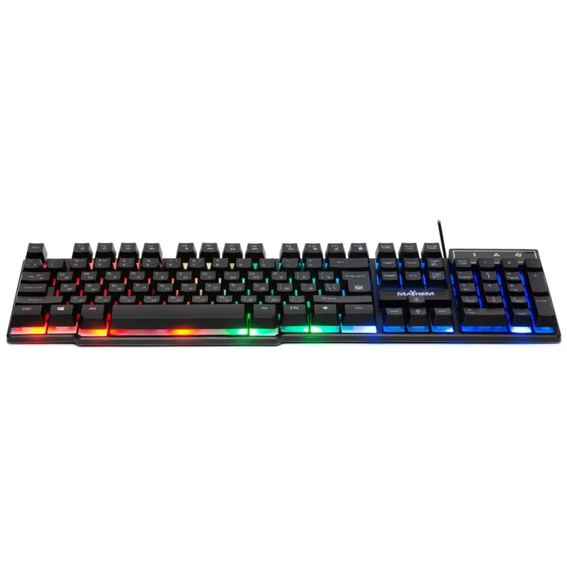 Проводная игровая клавиатура Defender Mayhem GK-360DL RU RGB подсветка 19 Anti-Ghost - купить по