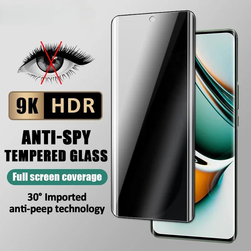 Полноэкранное защитное закаленное стекло с защитой от шпионов для ...