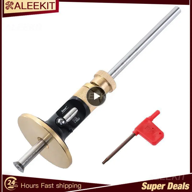 

Wheel Marking Gauge Woodworking Marker Scribe European Aluminum Alloy Woodworking Scribe Ruler Drawing Tool Woodworking Tool