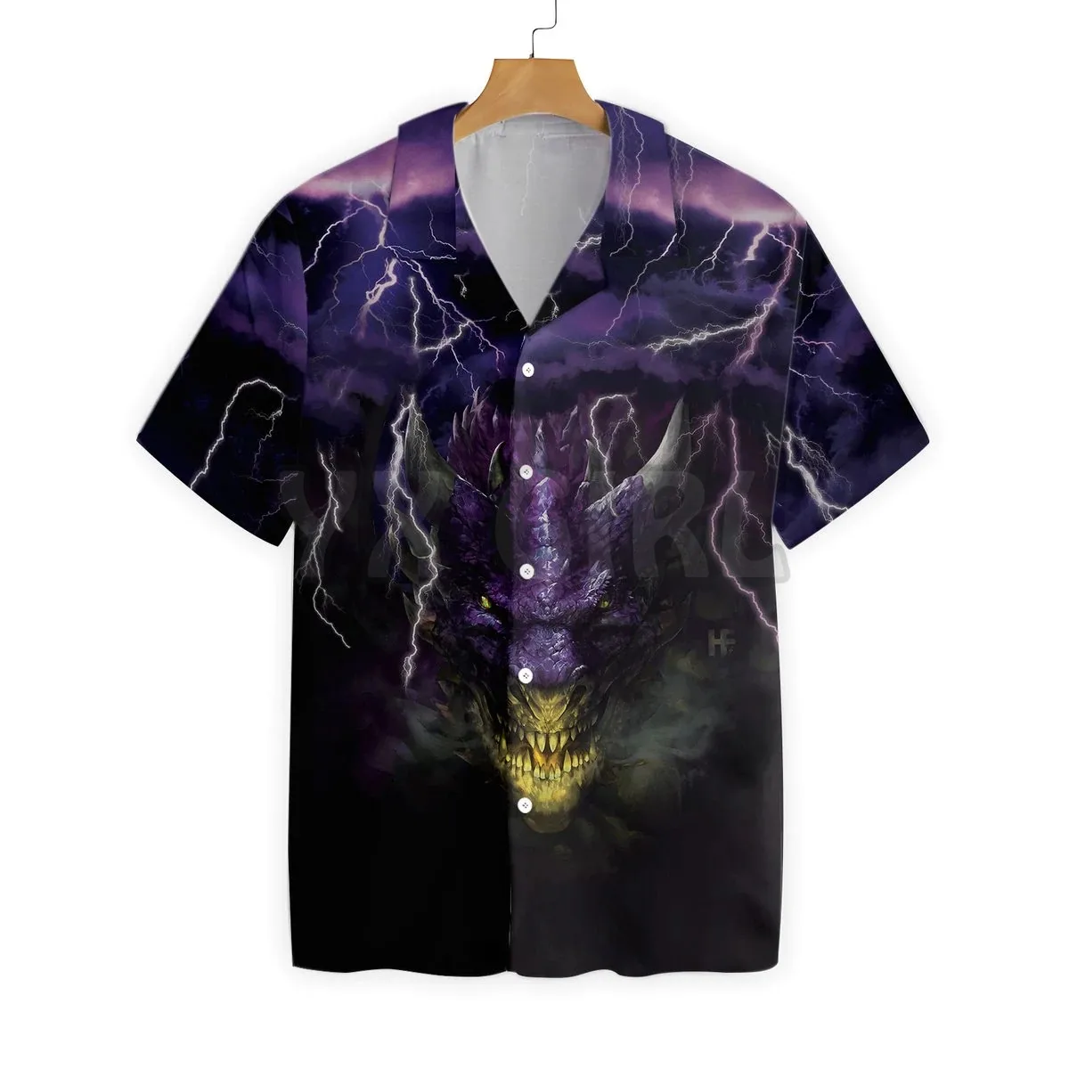 Mighty Dragon Steel Armor Hawaiian Shirt 3D All Over Printed Hawaiian Shirt Men's For Women's Harajuku Casual Shirt Unisex