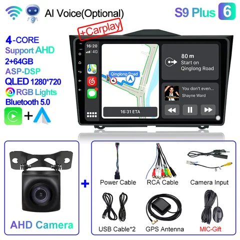 Radio automotriz CAIXI 8 Core Wi-Fi QLED Pro para LADA VAZ Granta Cross Android Multimedia 2 Din Android Carplay GPS GX9 2015 -2019 12