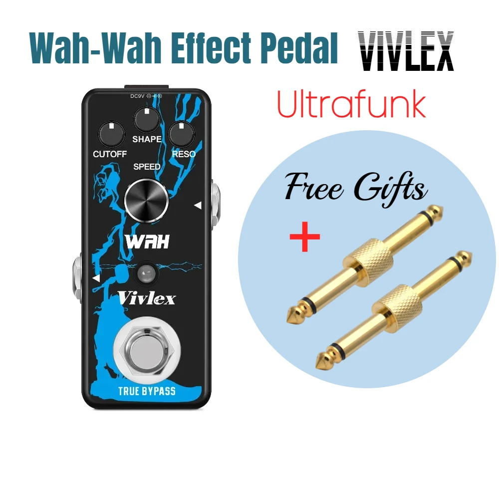 Педаль Vivlex Wah Для Электрогитары И Бас-гитары — Цифровая Автоматическая Эффектов