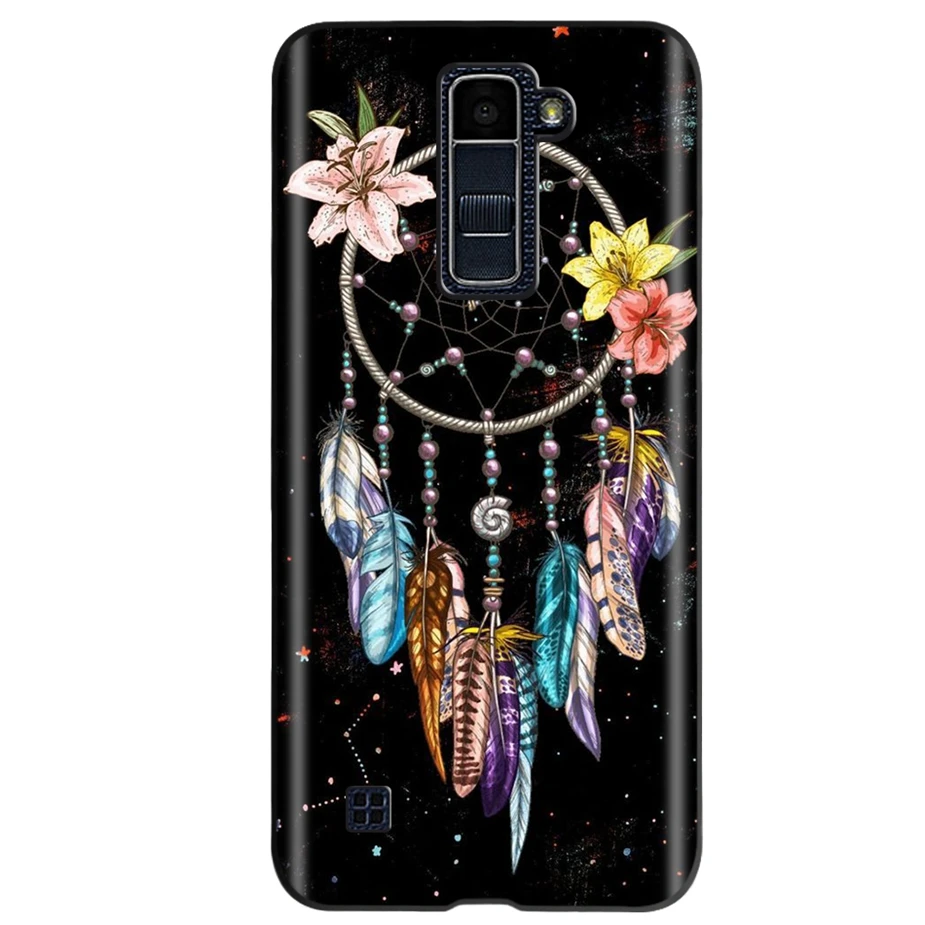 Фото Чехол для LG K10, милый чехол с рисунком, мягкий силиконовый матовый чехол для LG K10, K420, K430 K, 10, задние Чехлы для LG K10 2016, чехол-бампер №5