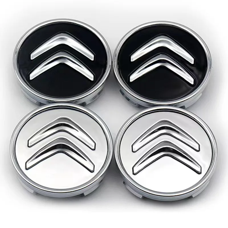 

4pcs 60mm Car Wheel Center Caps For Citroen C2 C3 C4 C5 C1 Elysee Berling Xsara Picasso Saxo Cactus DS3 4 Hub Cover Accessories